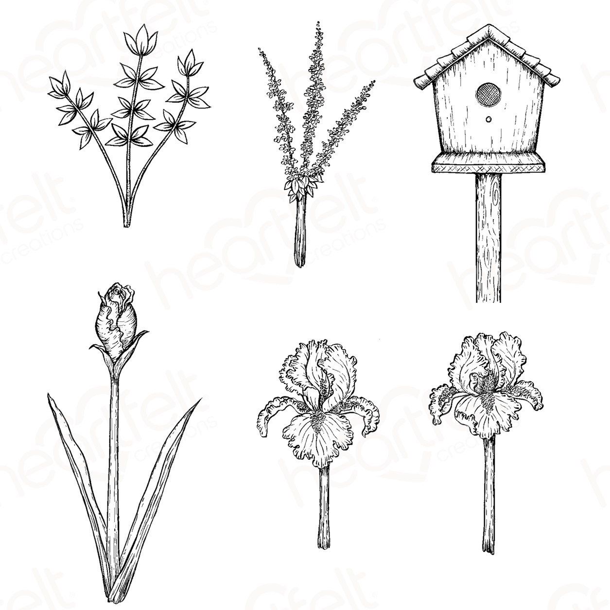 Tampons Dies Iris Garden Accents Boutiscrap tampons-dies-iris-garden-accents-boutiscrap