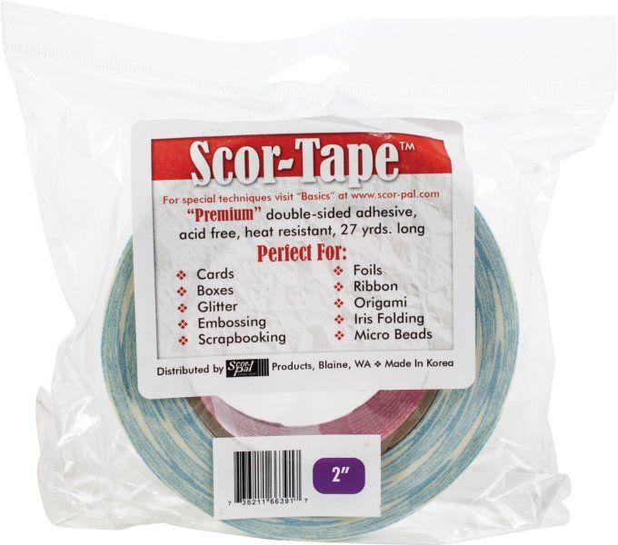 Scor-pal • Ruban double face 2" 5 cmx25m