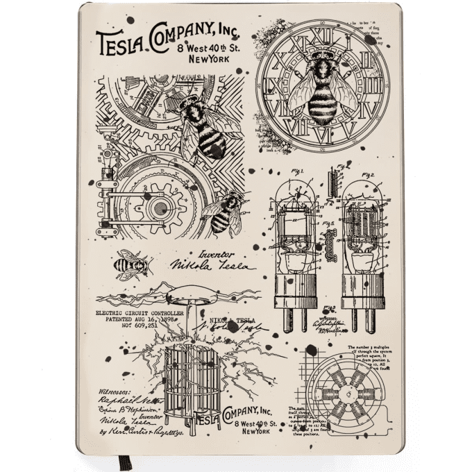 CLEAR STAMP SET 6"X8" TESLA COMPANY