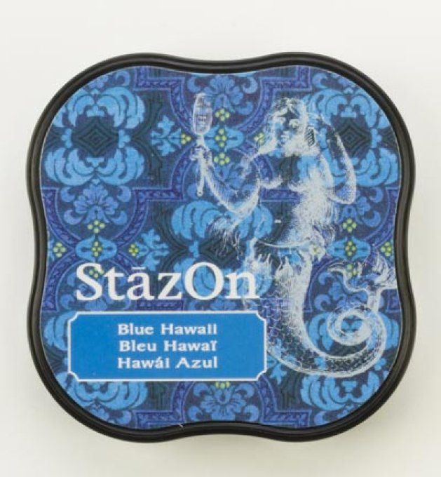 Encre Stazon Blue Hawaii