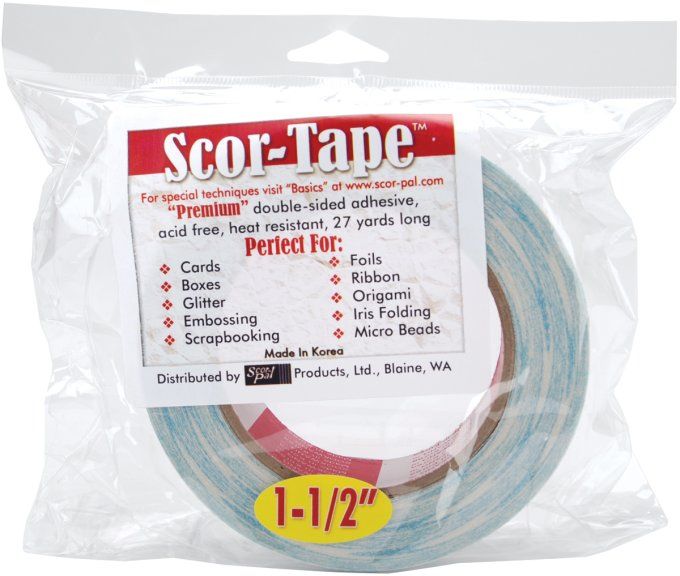 Scor-pal • Ruban double face 1-1/2" 3.8cmx25m