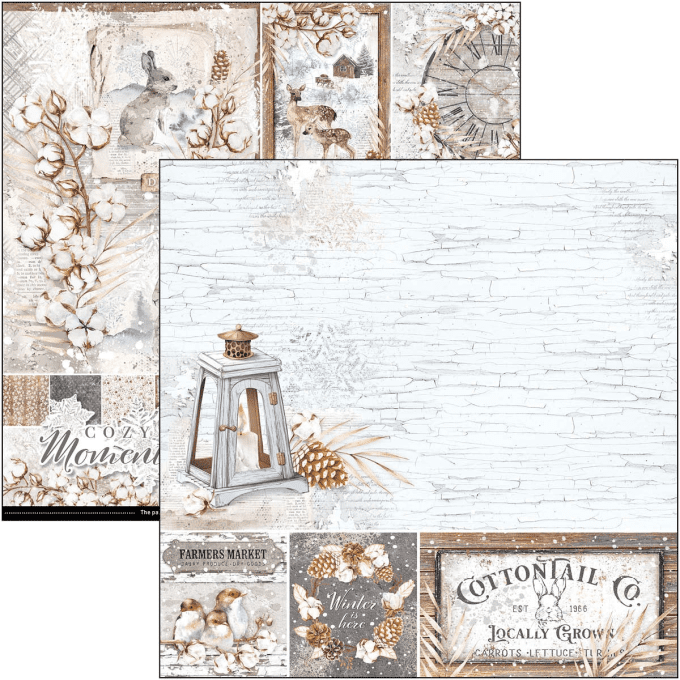 COZY MOMENTS PAD 12X12 12/PKG