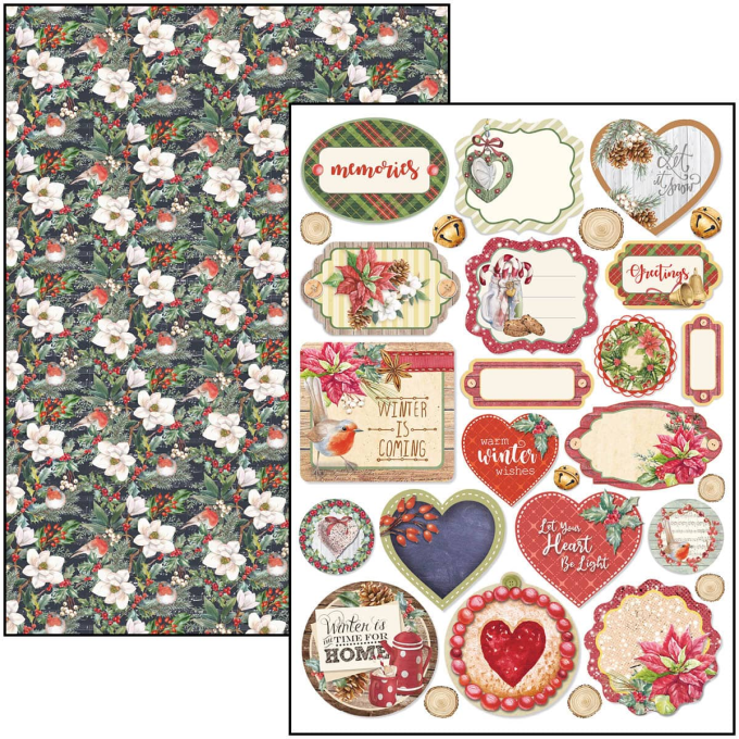 CHRISTMAS VIBES PAD A4 9/PKG