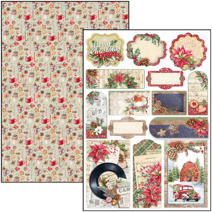 CHRISTMAS VIBES PAD A4 9/PKG