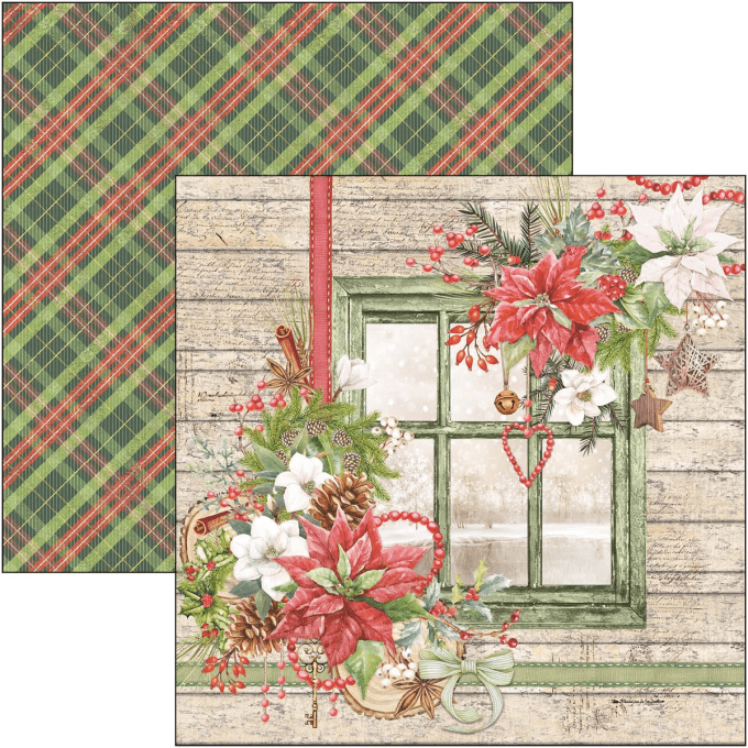 CHRISTMAS VIBES PAD 12X12 12/PKG