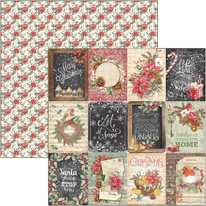 CHRISTMAS VIBES PAD 12X12 12/PKG