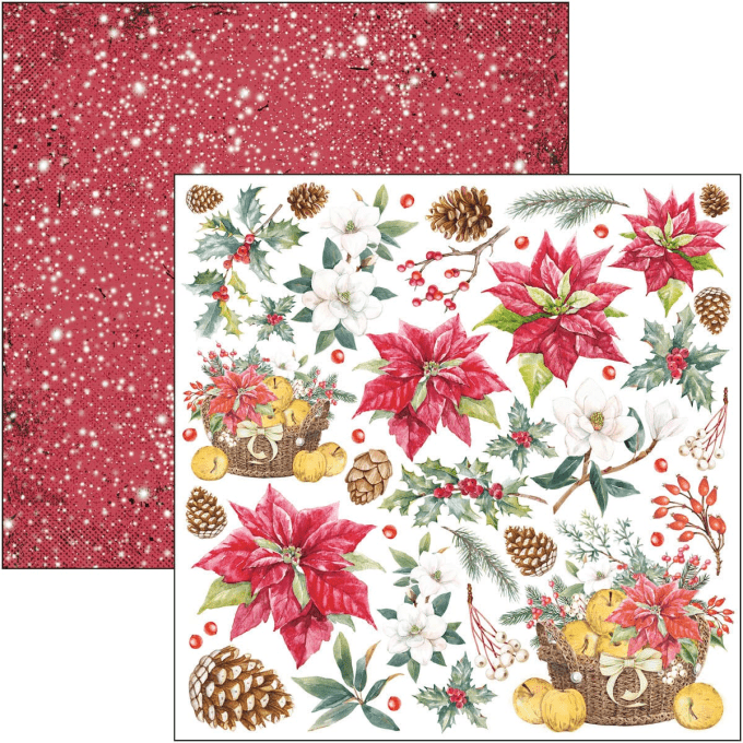 CHRISTMAS VIBES PATTERNS 12X12 8/PKG