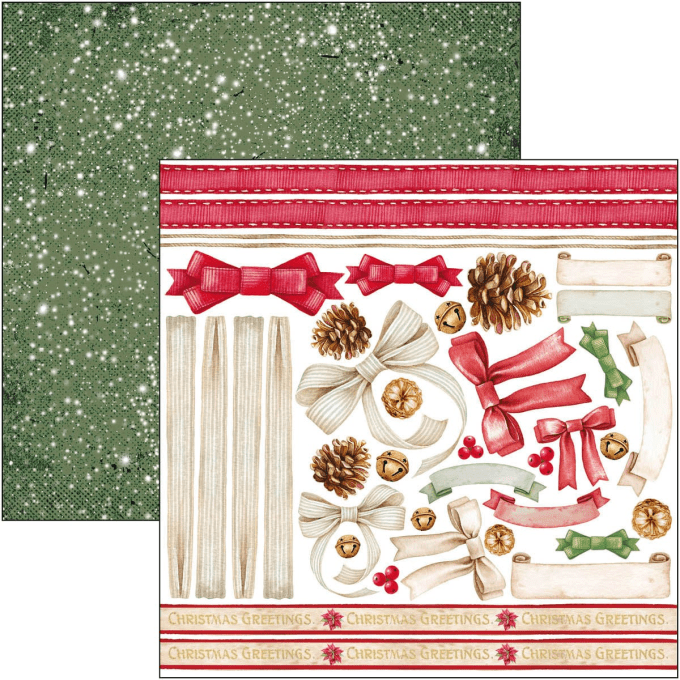 CHRISTMAS VIBES PAD 6X6 24/PKG