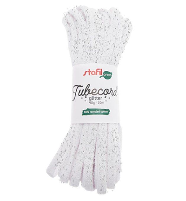 Tubecord Glitter Blanc Stafil