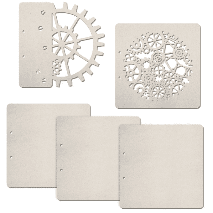 Set 5 Pages d’Album Industriel