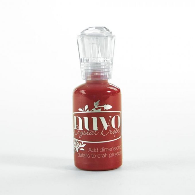 Crystal drops METALLIC - Nuvo AUTTUMN RED