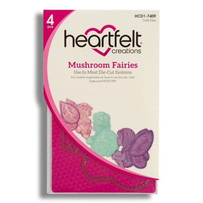 Tampons + Dies Mushroom Fairies