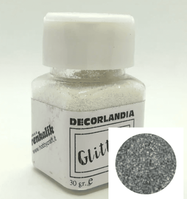 Paillettes argentées gr 30