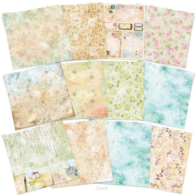 NOTRE VIE PAPER PAD 8"X8" 12/PKG