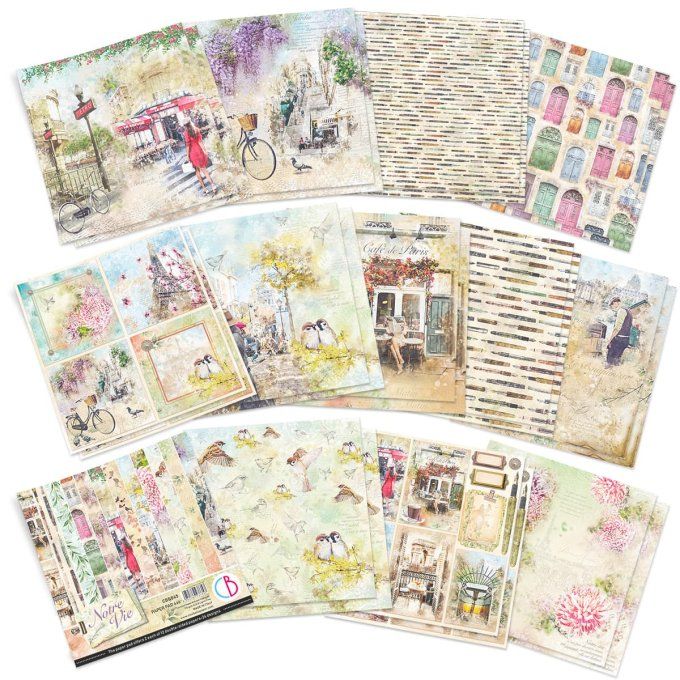 NOTRE VIE PAPER PAD 6"X6" 24/PKG