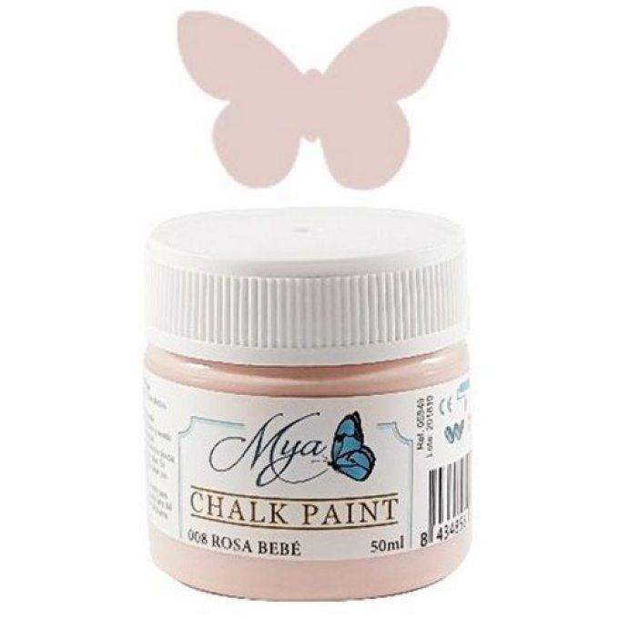 Chalk Paint MYA Rosa Bebé 50ml  8