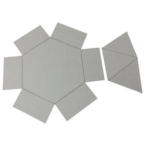 Petit conteneur en carton hexagonal 3D