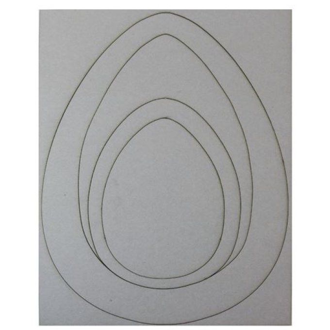 Cadre d’oeuf en carton 3D