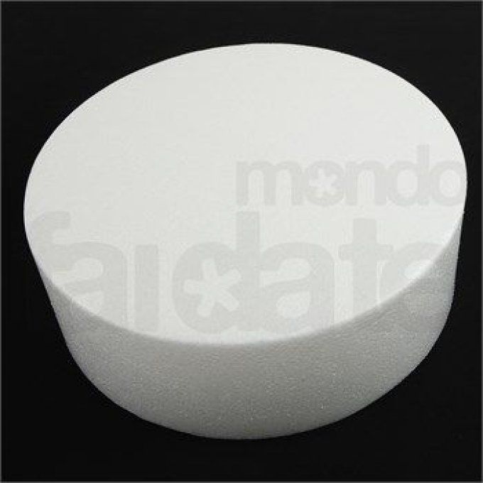 Disque en polystyrène diamètre 15 cm