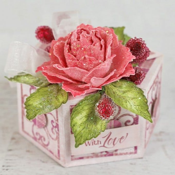 Dies Treasured Heart Gift Box / Coffret cadeau Cœurs précieux