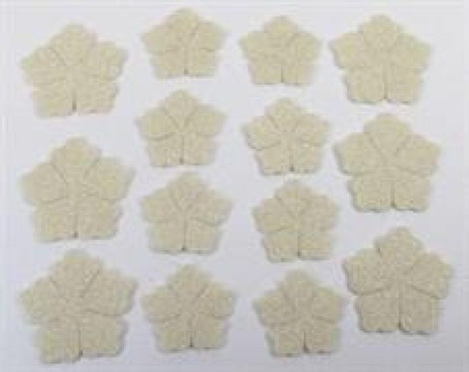 ROSA CANINA feutre stardust col.ice cm.25x30