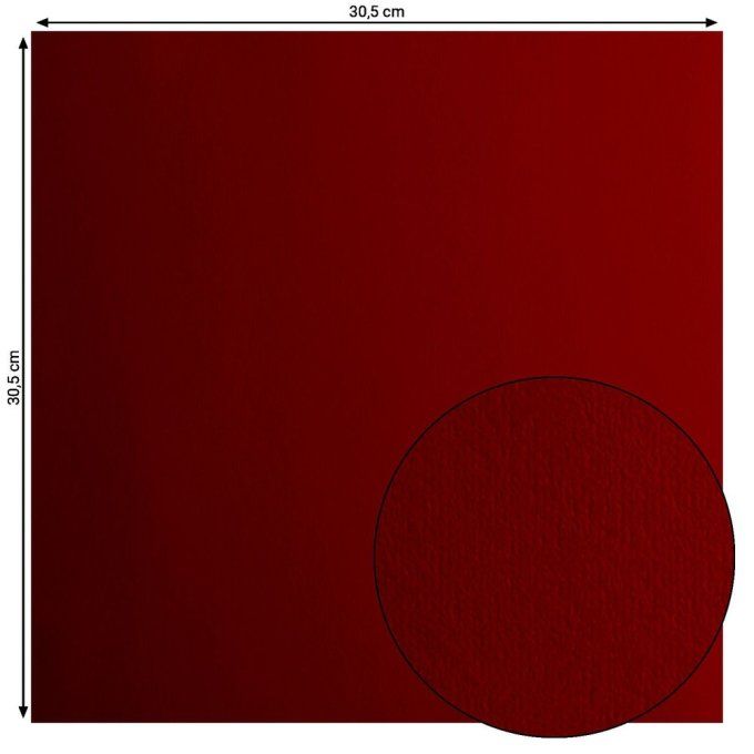 Florence • Papier Cartonné Lisse 30,5x30,5cm Ruby X 20