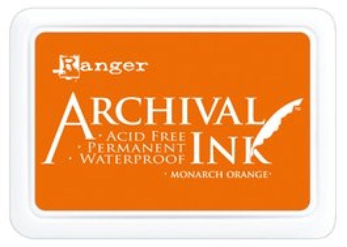 Encre Archival Monarch orange