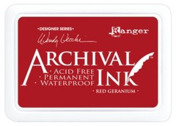 Encre Archival Red Geranium