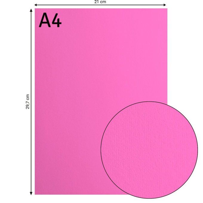 Florence • Papier Cartonné Lisse A4 21X29.7 cm  Candy X 10