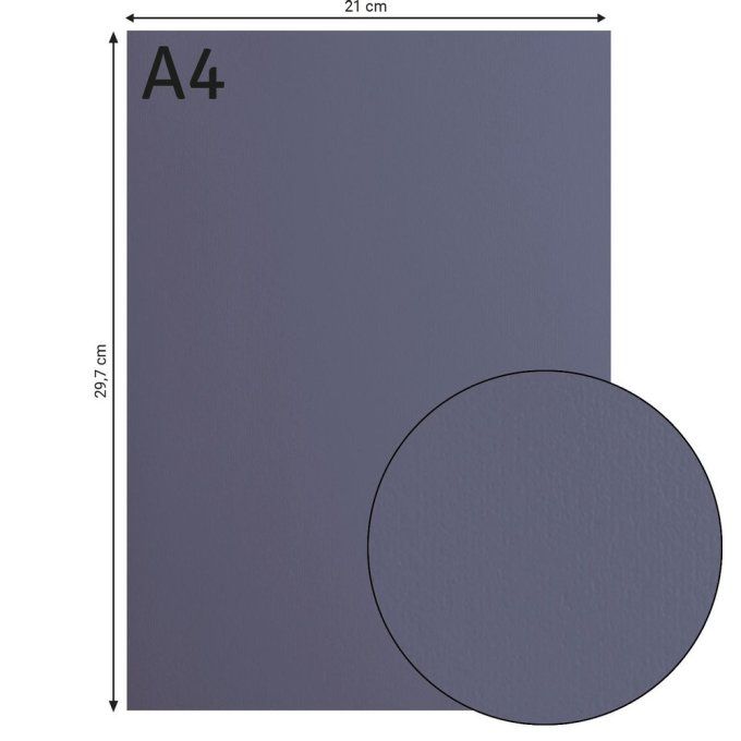 Florence • Papier Cartonné Lisse A4 21X29.7 cm  Graphite X 10
