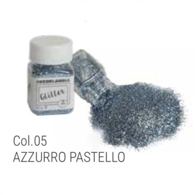 Paillettes bleu pastel gr 30