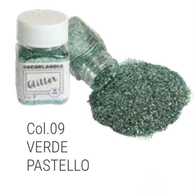 Paillettes vertes pastel  gr 30
