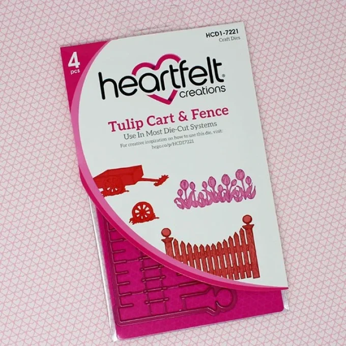 Tampons + Dies Tulip Cart & Fence