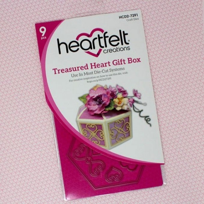 Dies Treasured Heart Gift Box / Coffret cadeau Cœurs précieux