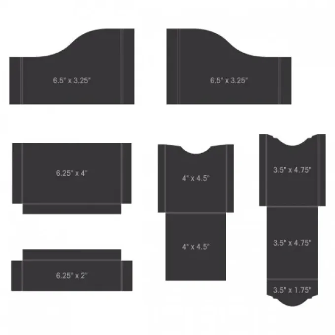 Pocket and Flipfold Inserts A - Black