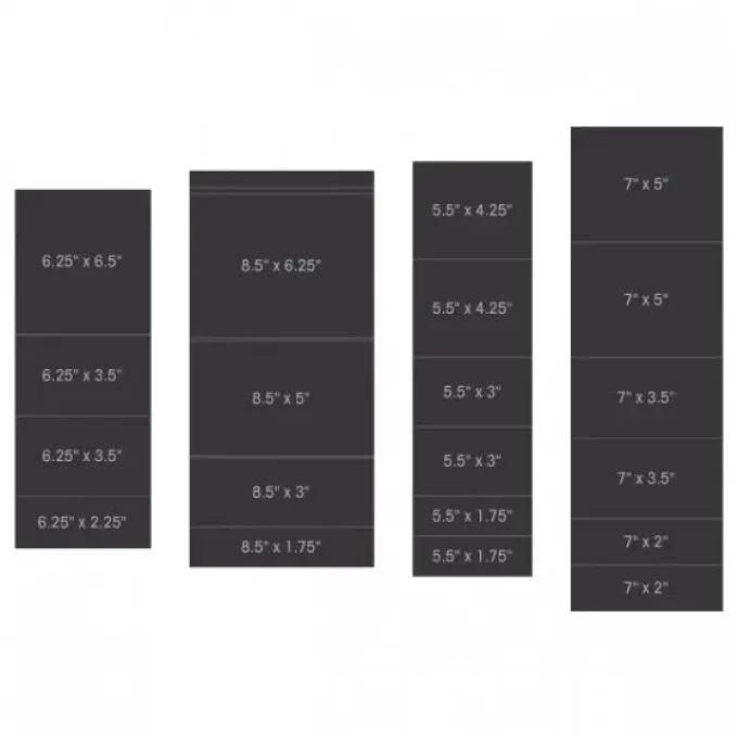 Pocket and Flipfold Inserts B - Black