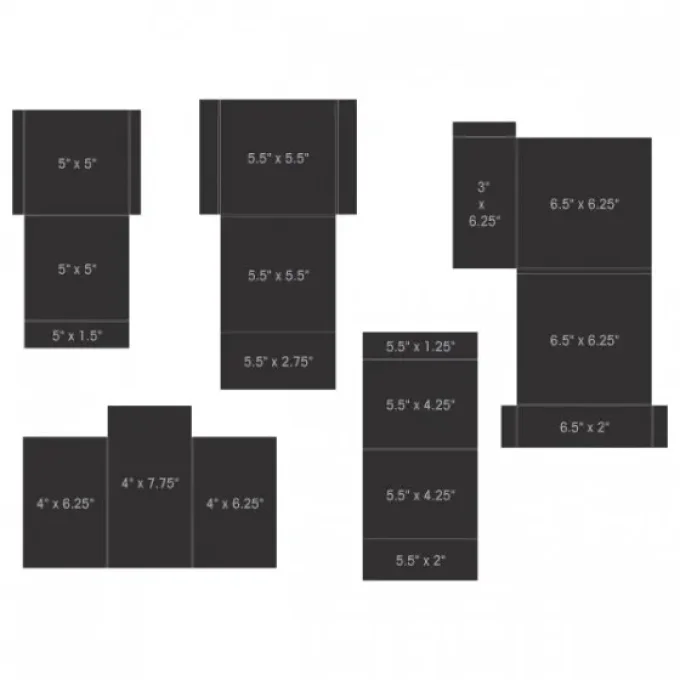 Pocket and Flipfold Inserts C - Black