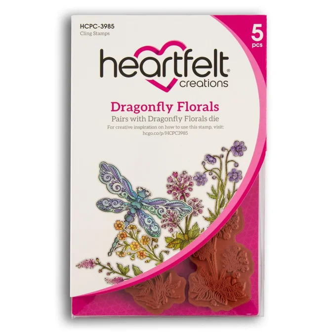 Tampons + Dies Dragonfly Florals