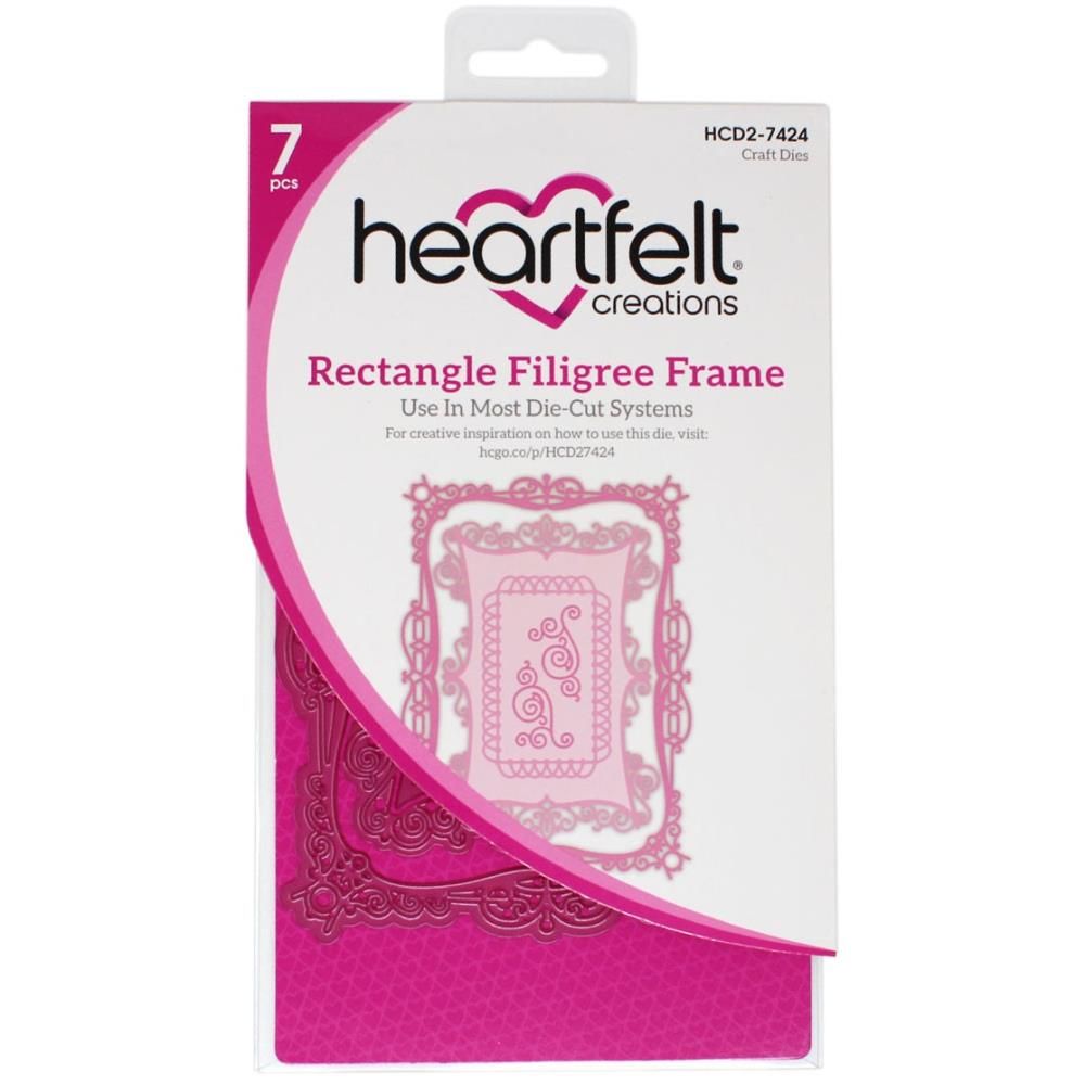 Dies Rectangle Filigree Frame