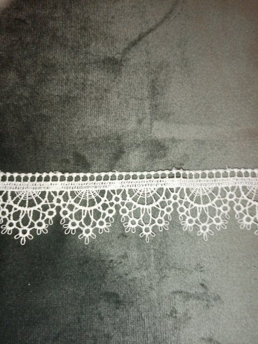 Dentelle blanche 50 cm