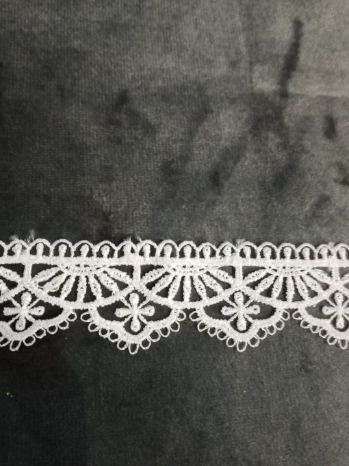 Dentelle blanche 50 cm