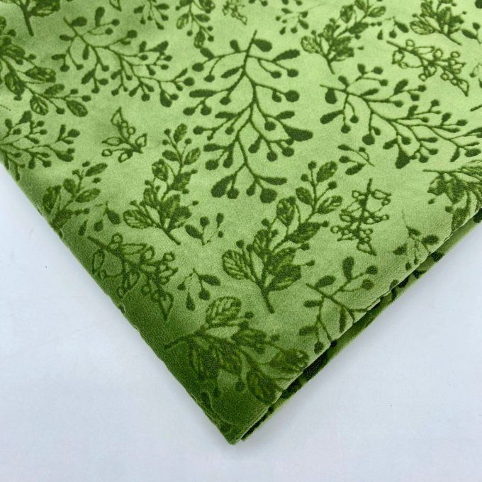 Velours Devorè Forest Forest Green 50 x 70 cm 