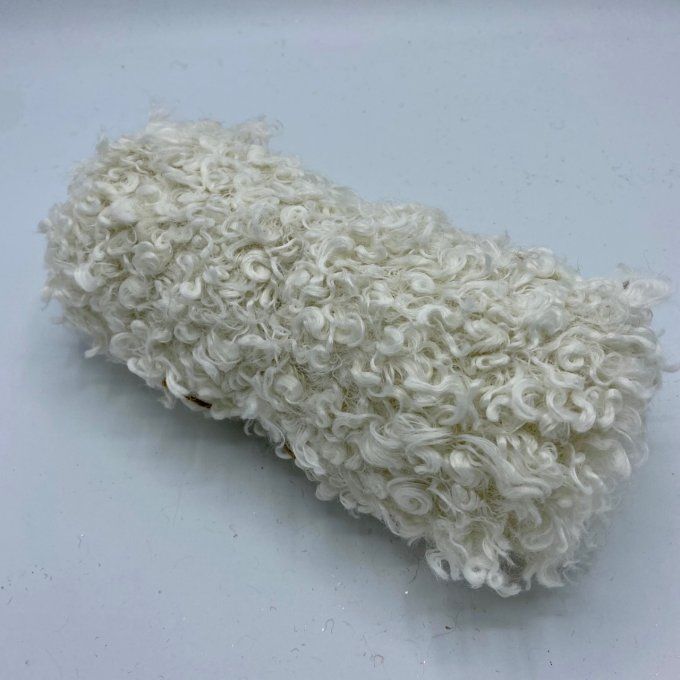  Peluche Ruban Riccio blanche X 1M