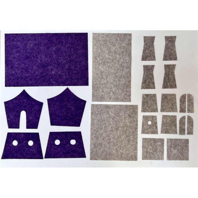 Kit Château d’Halloween violet