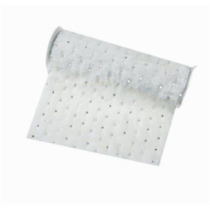 Ruban en peluche étoiles X 1M