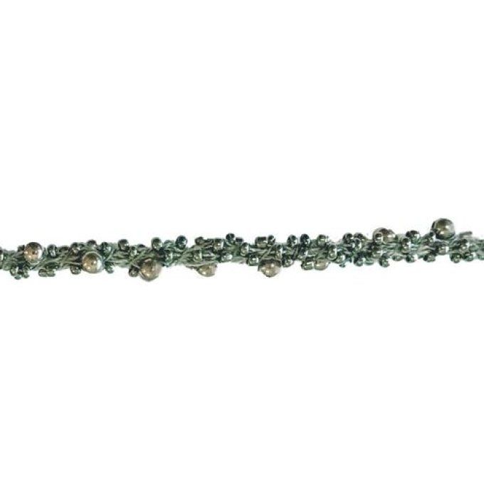 Ruban Trésor Argent x 1m