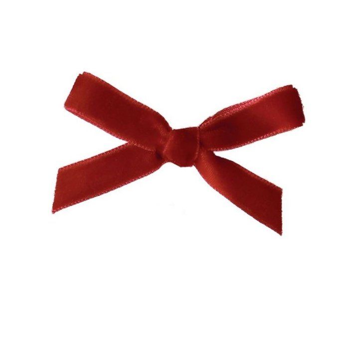 Ruban velours rouge