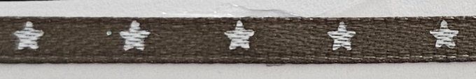Ruban étoile Vert  3mm x5 M