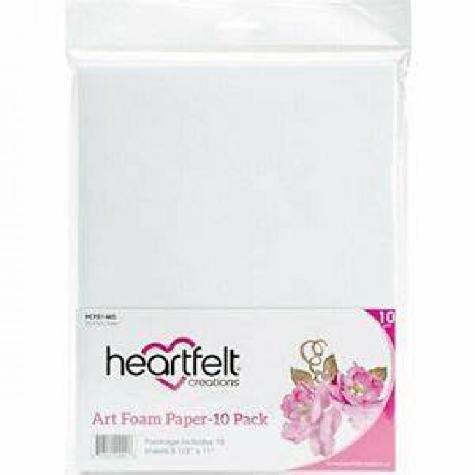 Papier Mousse 1mm - Art Foam - Lot de 10 feuilles 