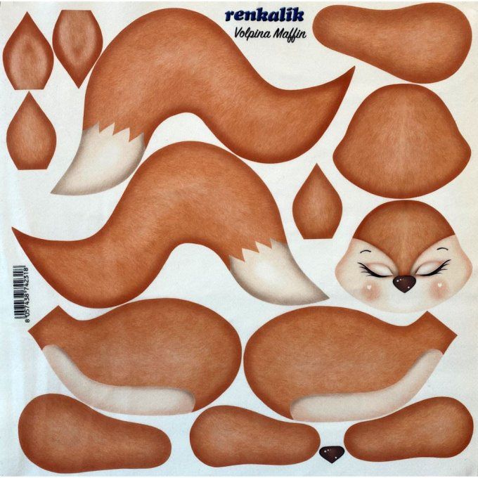 Kraft Cloth 3D Volpina Maffin Renkalik